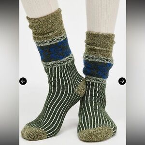 Free People Cabin Ribbon Crew Socks